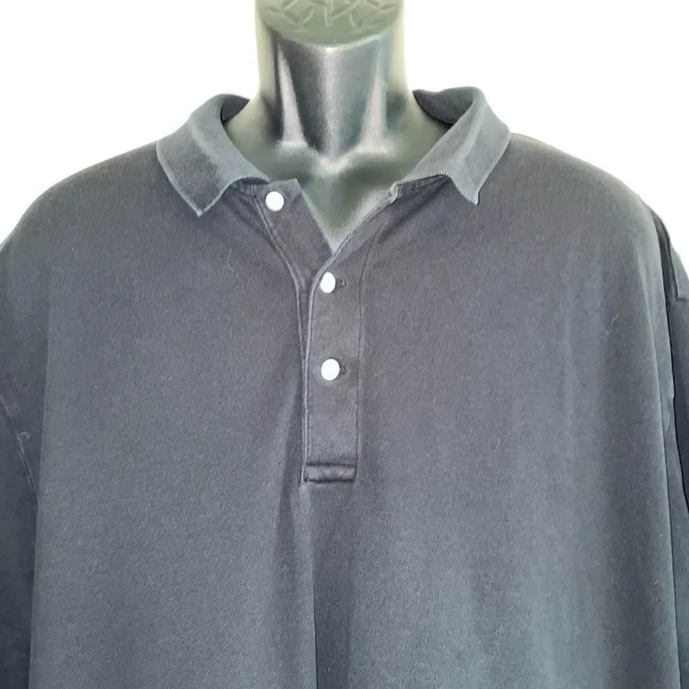 Polo Golf Ralph Lauren black‎ Pima cotton/elastane polo shirt